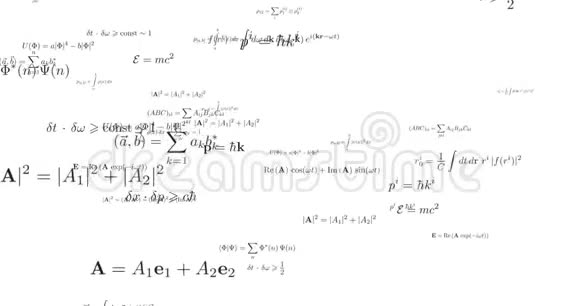 科学公式无缝镜头视频的预览图