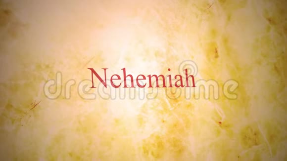 圣经系列旧约的书籍尼希米记视频的预览图