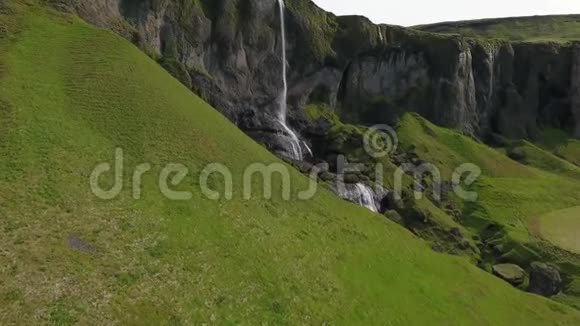 冰岛的夏威夷瀑布安德列夫视频的预览图
