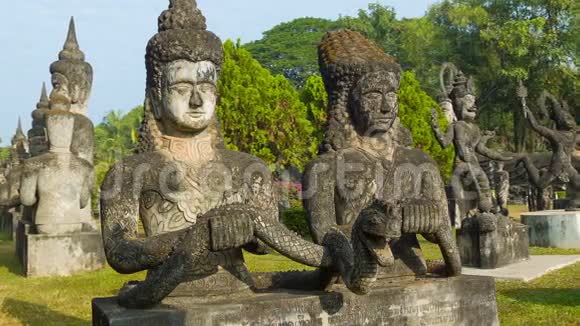 雕塑佛园仙老挝万象视频的预览图