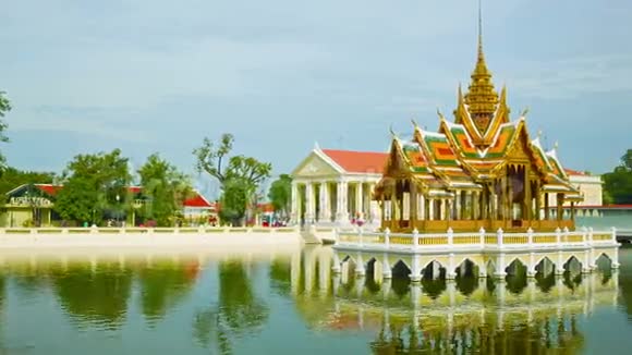泰国阿尤塔亚邦帕英宫全景视频的预览图