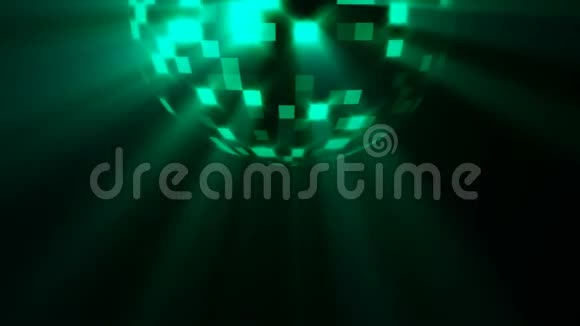 派对迪斯科舞厅夜总会灯光广场夜生活娱乐行业背景3D渲染视频的预览图
