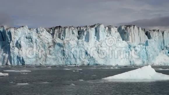 基奈峡湾国家公园浮式冰山阿拉斯加视频的预览图