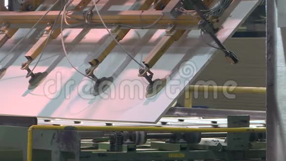 叠层纤维板的生产家具生产用纤维板视频的预览图