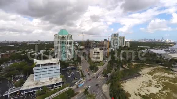 椰林佛罗里达4k空中视频视频的预览图