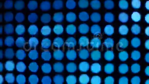 抽象背景蓝色boke圆圈圣诞背景视频的预览图