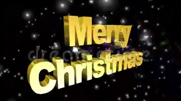 圣诞快乐视频动画视频的预览图