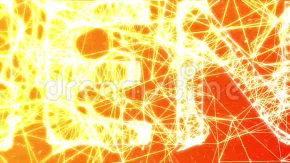 橙色科学模糊概念动画劳力士网络视频的预览图