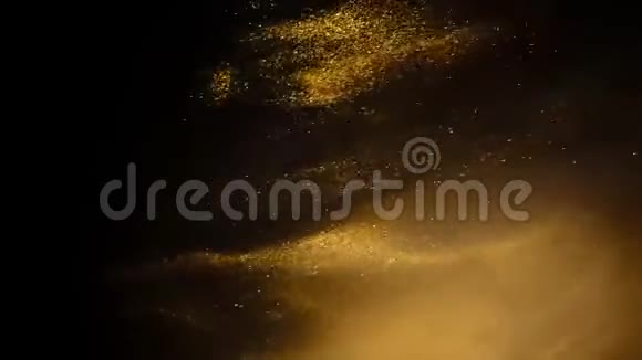 金沙或尘埃形成抽象的云层艺术背景视频的预览图