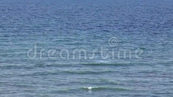 蓝色的大海海浪的海洋视频的预览图