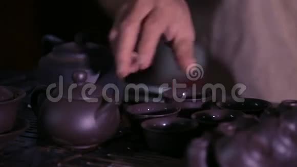 传统亚洲茶道视频的预览图