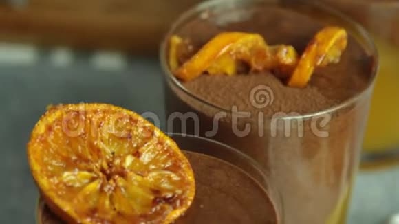 巧克力慕斯加橙果冻视频的预览图
