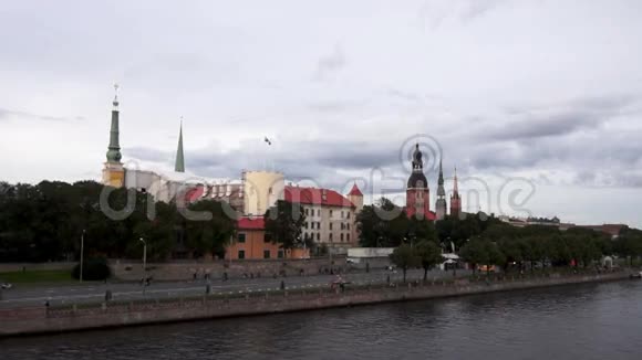 拉脱维亚首都里加全景视频的预览图