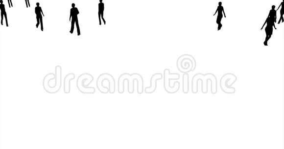 人的身影行走3d镜头视频的预览图
