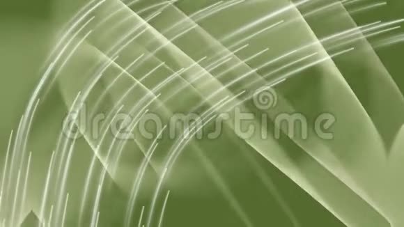 暗绿色背景上的光曲线随机出现的bokeh灯循环vfx视频抽象片段视频的预览图
