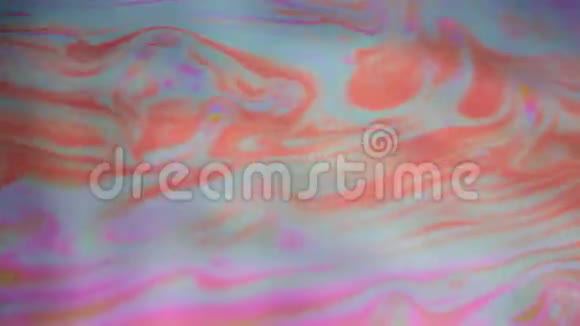 彩色气泡移动抽象表面的宏观拍摄视频的预览图