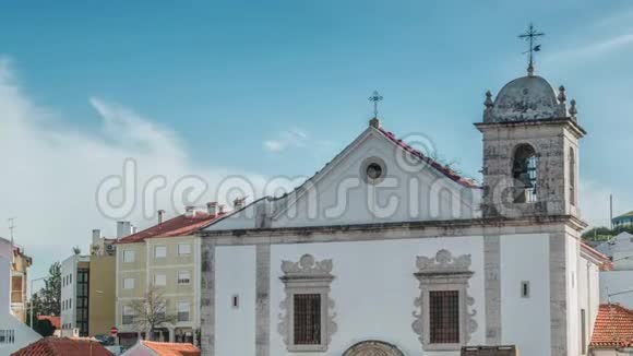 葡萄牙奥迪维拉斯大教堂美丽的日景里斯本区视频的预览图