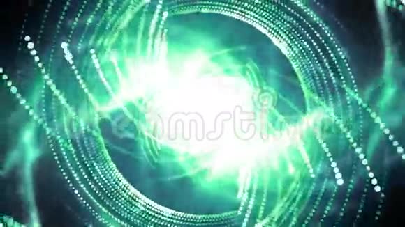 绿色粒子网格视频的预览图