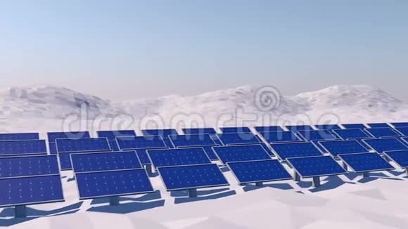 太阳能电池板3D视频的预览图
