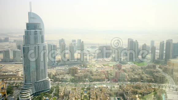 迪拜现代酒店主景时间视频的预览图