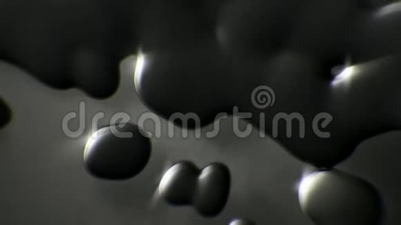 黑色油滴接近下降缓慢运动视频的预览图
