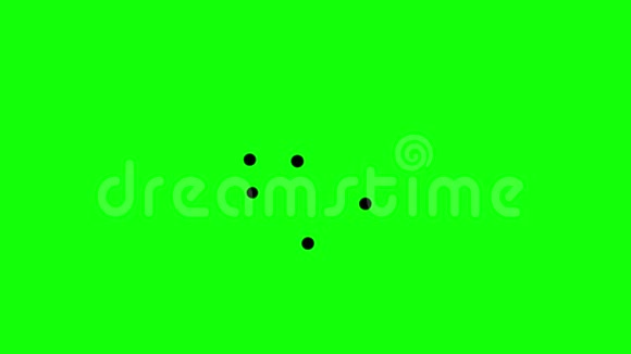 黑色粒子填充绿色屏幕视频的预览图