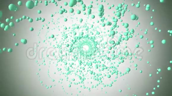 飞行三维粒子抽象螺旋隧道运动图形动画背景新品质复古风格酷酷好视频的预览图