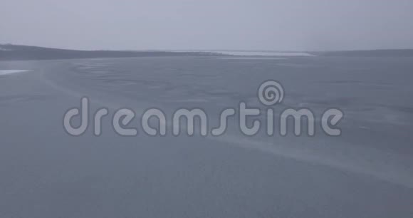 一个大的冰冻湖4K视频的预览图
