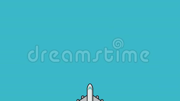 飞机背景图案高清动画视频的预览图