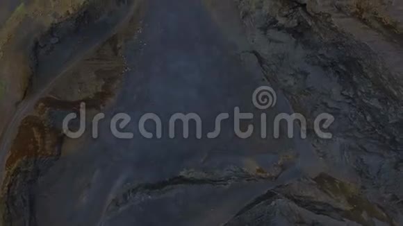 冰岛南部的火山景观视频的预览图