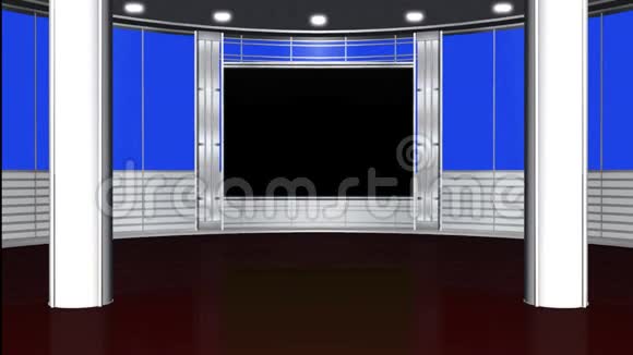 虚拟演播室背景5绿色蓝屏视频的预览图