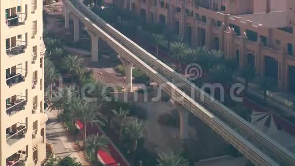 迪拜棕榈地铁4k段视频的预览图