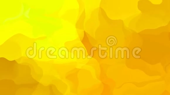 动画彩色背景无缝循环视频水彩效果黄色阳光青铜金色和白色视频的预览图