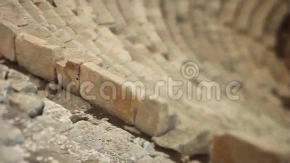 土耳其巴塔拉圆形剧场古希腊舞台视频的预览图