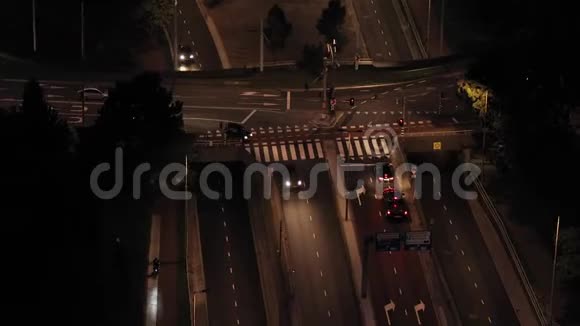 城市交通从上面视频的预览图