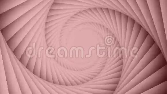 3D动画抽象背景的形式在一个圆的扭曲线与接近前进和距离视频的预览图