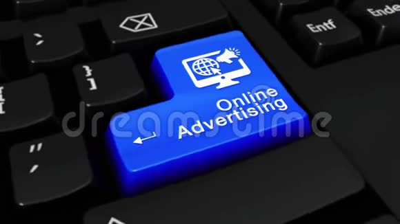 网上广告轮动电脑键盘按钮视频的预览图