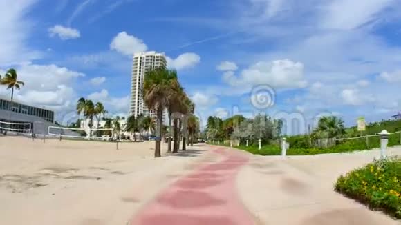 佛罗里达迈阿密海滩大西洋路视频的预览图