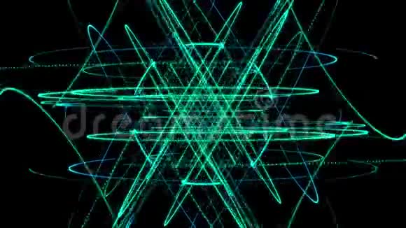 明星粒子自动视频背景视频的预览图