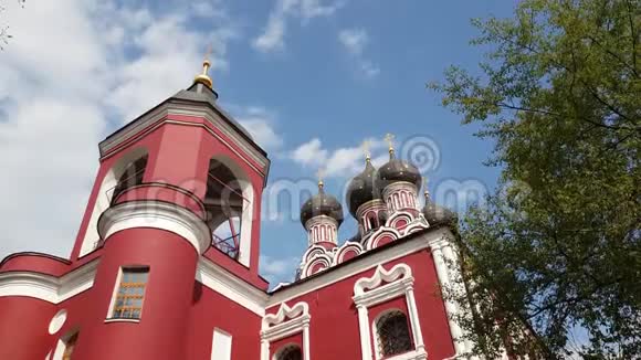 俄罗斯莫斯科的锡克文神母神庙视频的预览图