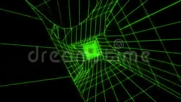 3数字隧道循环运动背景V3视频的预览图