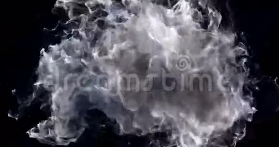运动背景VJ循环噪音烟雾粒子4k马特视频的预览图