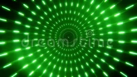 2D青霓虹灯循环隧道背景视频的预览图
