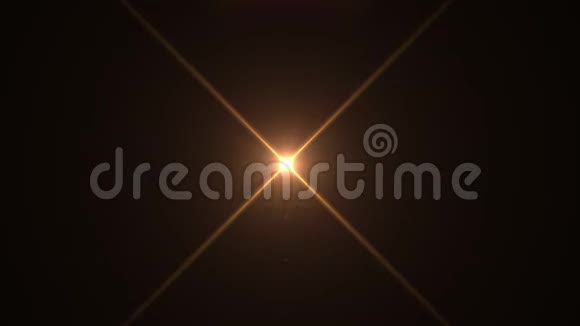抽象太阳爆发与数字镜头耀斑背景抽象数字镜头耀斑特殊照明效果视频的预览图