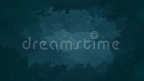 动画彩色背景无缝循环视频水彩效果暗夜汽油靛蓝煤蓝色视频的预览图