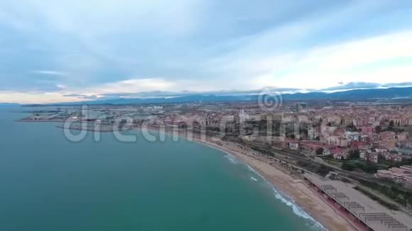 西班牙塔拉戈纳镇全景视频的预览图