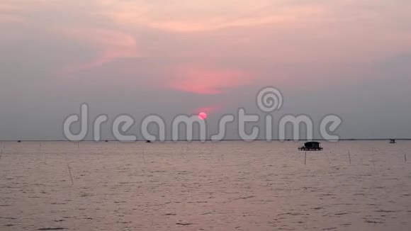 泰国安西拉孔布里的印象日落视频的预览图