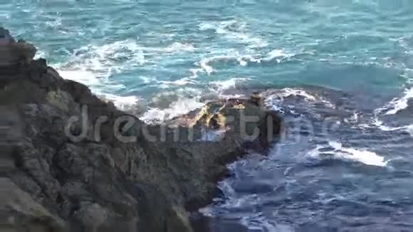 海岸上的石头视频的预览图