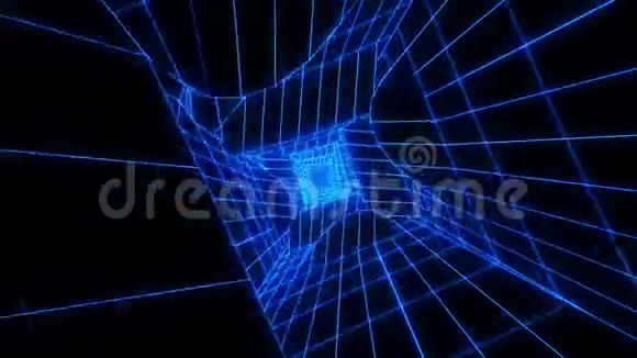 3数字隧道循环运动背景V3视频的预览图