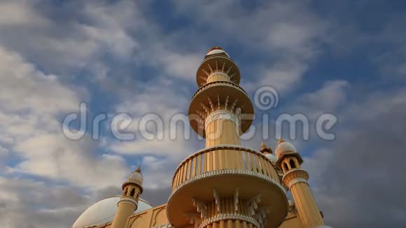 穆斯林阿拉伯清真寺Kovalam喀拉拉邦南印度视频的预览图